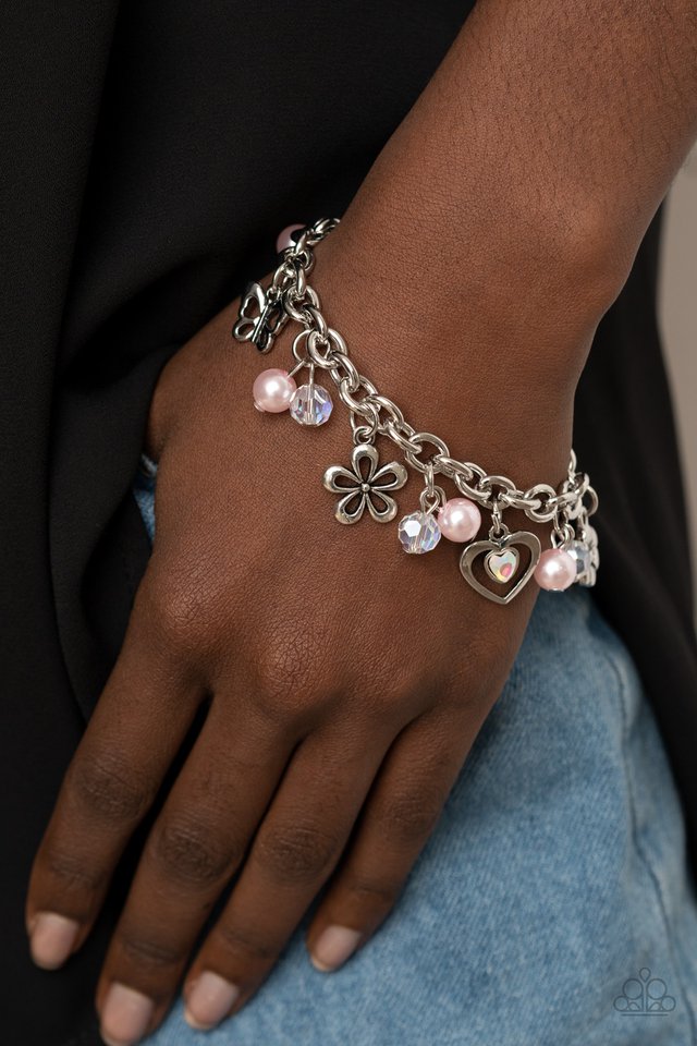 ​Retreat into Romance - Pink - Paparazzi Bracelet Image