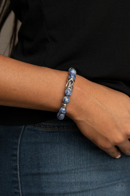 Soothes The Soul - Blue - Paparazzi Bracelet Image