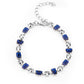 Out In Full FIERCE - Blue - Paparazzi Bracelet Image