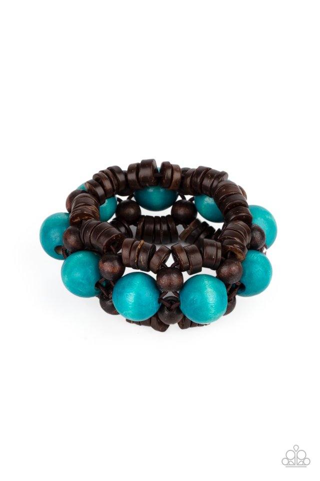 Tropical Temptations - Blue - Paparazzi Bracelet Image