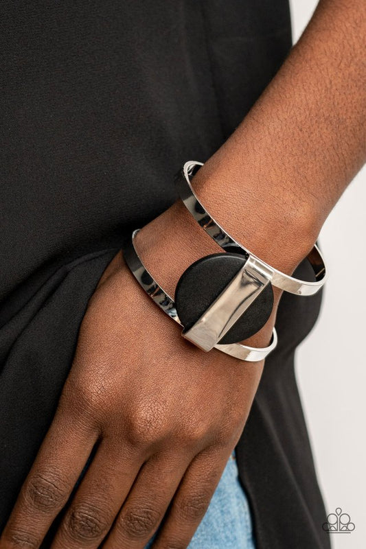 ​Organic Fusion - Black - Paparazzi Bracelet Image