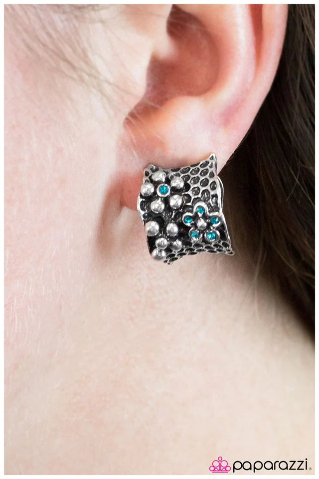 Paparazzi Earring ~ Sweet Nothings - Blue