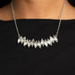 ​Icy Intensity - White - Paparazzi Necklace Image