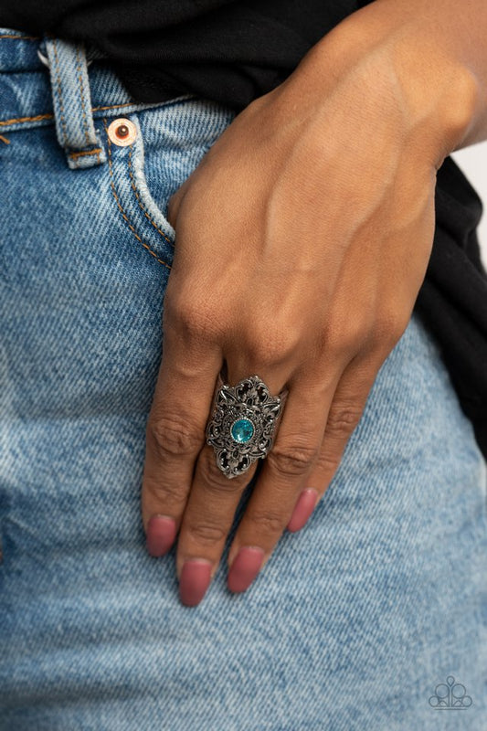 Perennial Posh - Blue - Paparazzi Ring Image