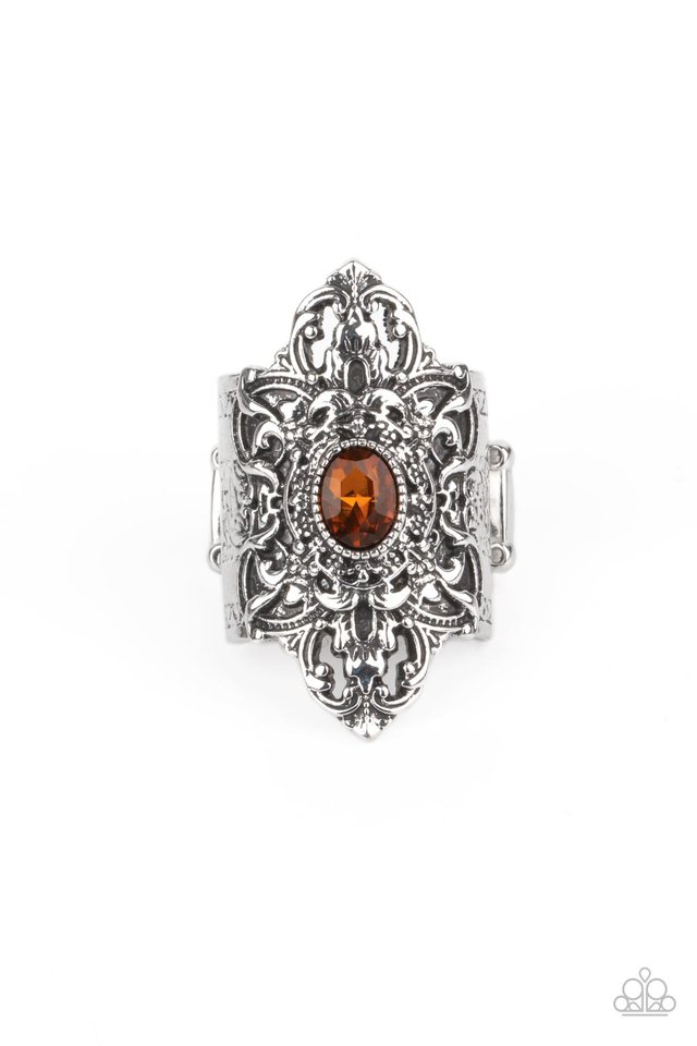 Perennial Posh - Brown - Paparazzi Ring Image