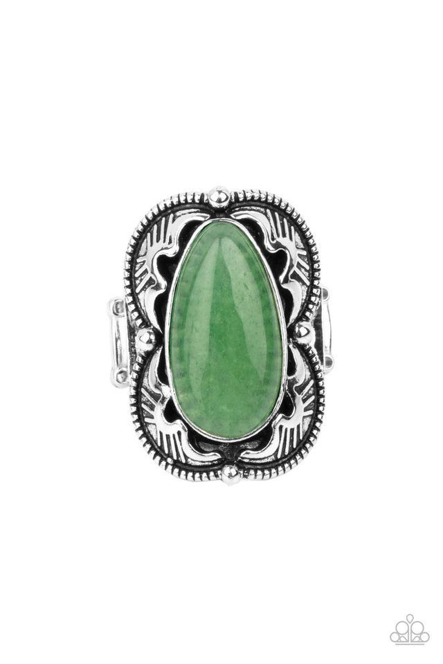 Mystical Mambo - Green - Paparazzi Ring Image