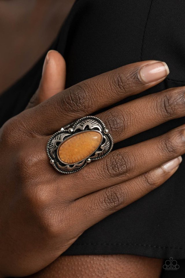 ​Mystical Mambo - Orange - Paparazzi Ring Image