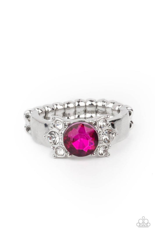 ROYAL Till The End - Pink - Paparazzi Ring Image