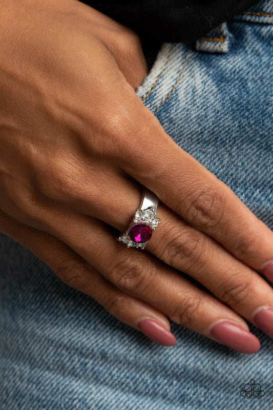 ROYAL Till The End - Pink - Paparazzi Ring Image