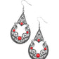 Bohemian Ball - Red - Paparazzi Earring Image