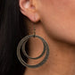 Rounded Out - Brass - Paparazzi Earring Image