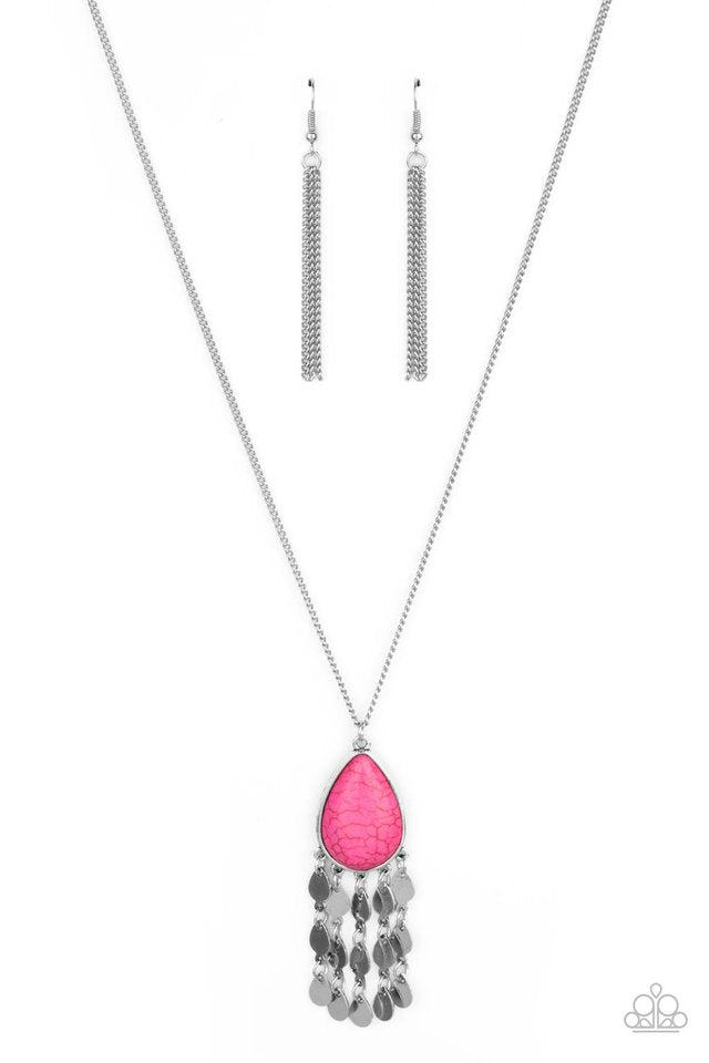 Musically Mojave - Pink - Paparazzi Necklace Image