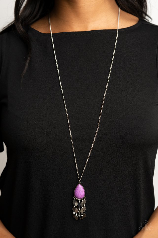 Musically Mojave - Purple - Paparazzi Necklace Image