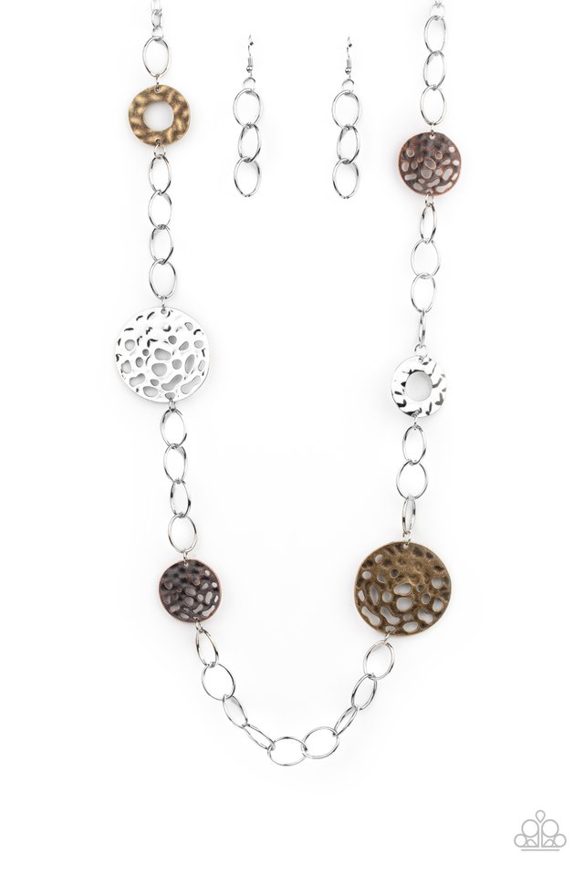 HOLEY Relic - Multi - Paparazzi Necklace Image