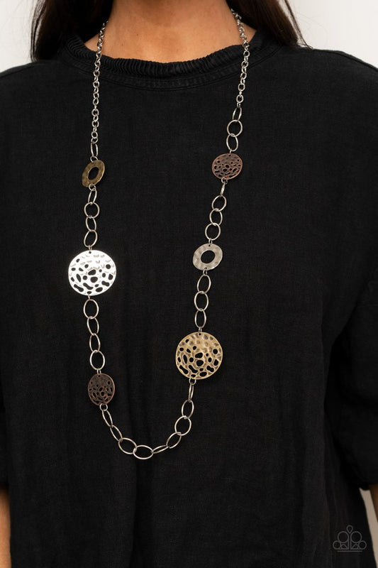 HOLEY Relic - Multi - Paparazzi Necklace Image