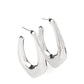 ​Find Your Anchor - Silver - Paparazzi Earring Image