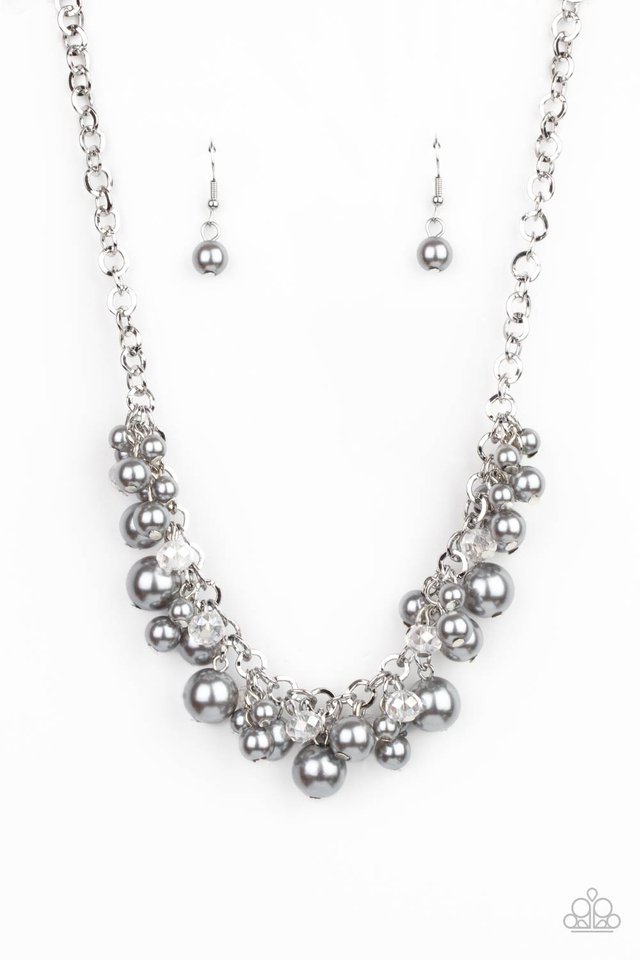 ​Positively PEARL-escent - Silver - Paparazzi Necklace Image