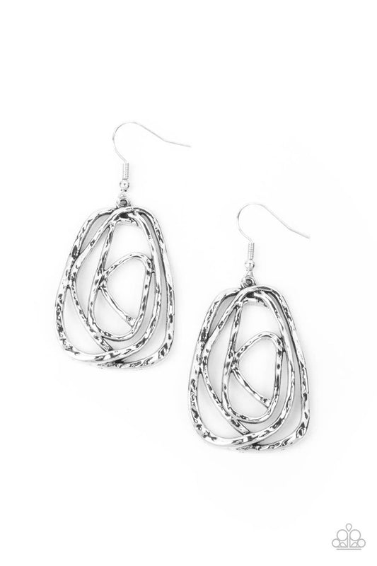 Artisan Relic - Silver - Paparazzi Earring Image