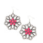 Dazzling Dewdrops - Pink - Paparazzi Earring Image