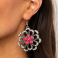 Dazzling Dewdrops - Pink - Paparazzi Earring Image