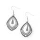 Fearlessly Feminine - Silver - Paparazzi Earring Image