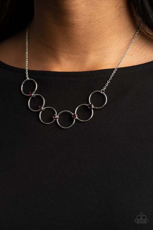 Regal Society - Purple - Paparazzi Necklace Image