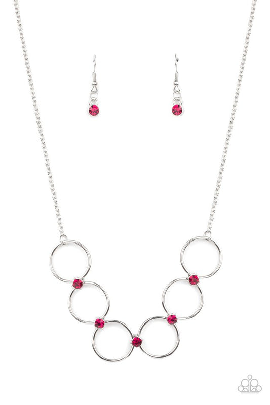 Regal Society - Pink - Paparazzi Necklace Image