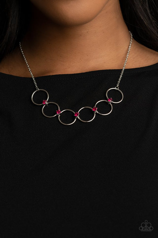 Regal Society - Pink - Paparazzi Necklace Image