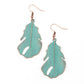 Heads QUILL Roll - Copper - Paparazzi Earring Image