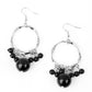 Delectably Diva - Black - Paparazzi Earring Image