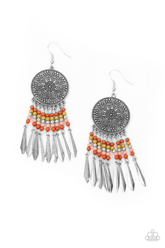 Sun Warrior - Multi - Paparazzi Earring Image