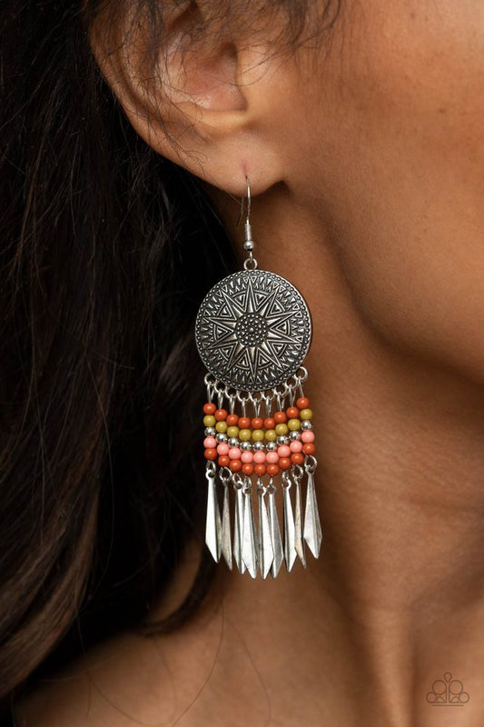 Sun Warrior - Multi - Paparazzi Earring Image