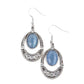 ​Serene Shimmer - Blue - Paparazzi Earring Image