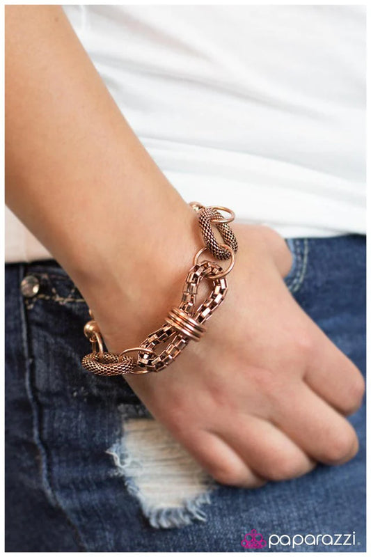 Pulsera Paparazzi ~ My Main Squeeze - Cobre