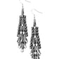 Crown Heiress - Silver - Paparazzi Earring Image