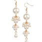 Ageless Applique - Gold - Paparazzi Earring Image