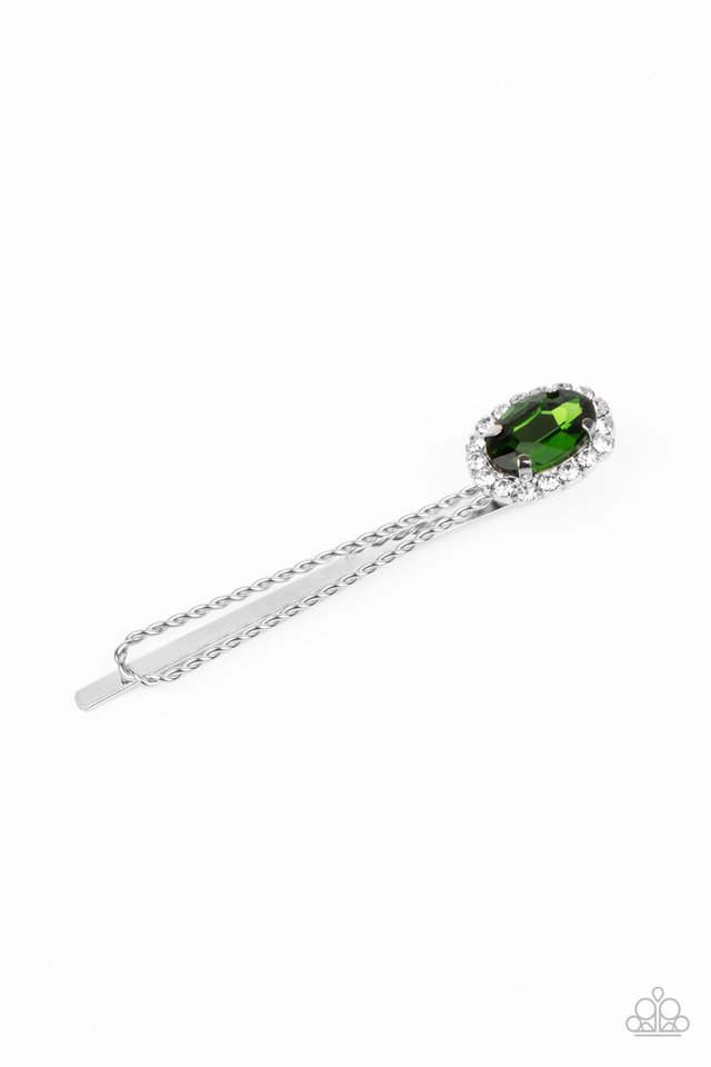 Gala Glitz - Green - Paparazzi Hair Accessories Image