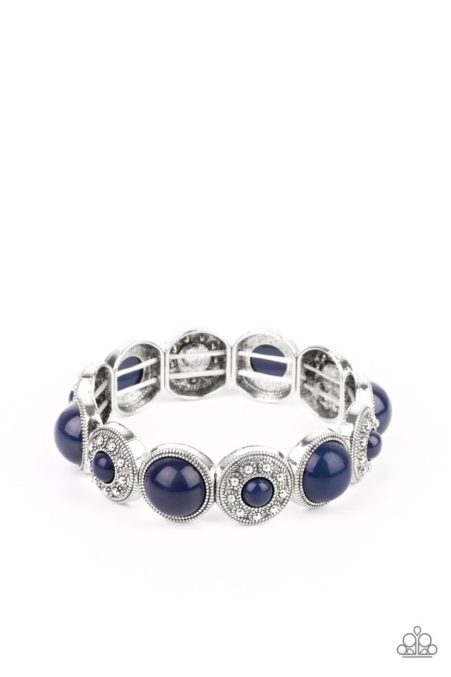 Garden Flair - Blue - Paparazzi Bracelet Image