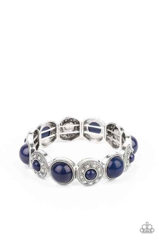 Garden Flair - Blue - Paparazzi Bracelet Image