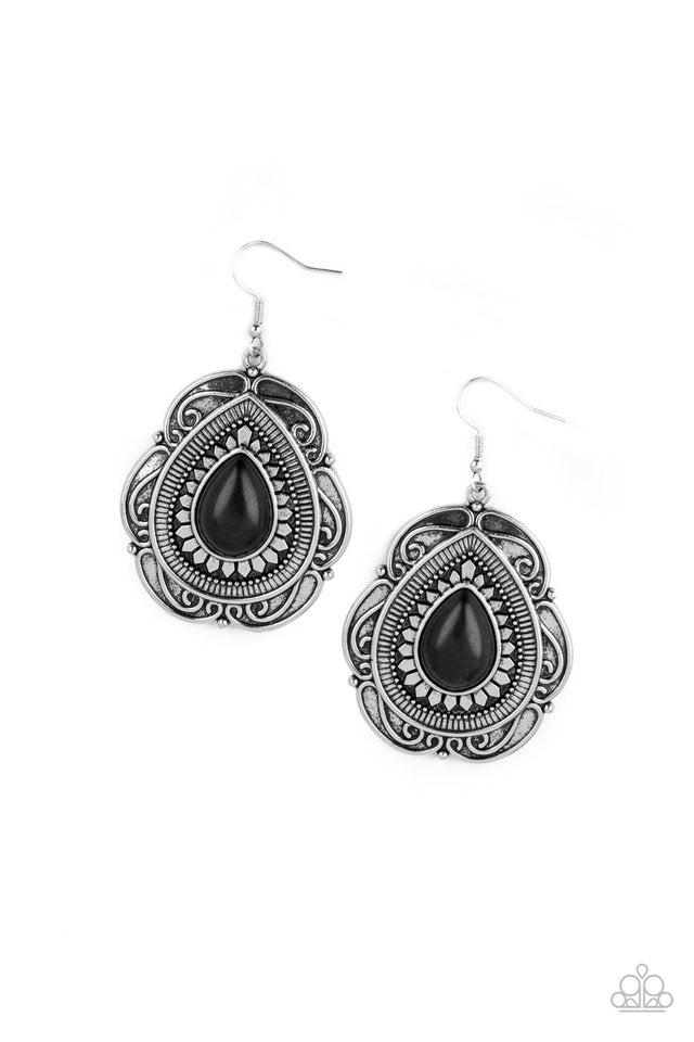 Southwestern Soul - Black - Paparazzi Earring Image