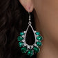 Two Can Play That Game - Green - Paparazzi Earring Image