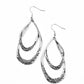 Beyond Your GLEAMS - Silver - Paparazzi Earring Image