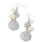 Pearl Dive - White - Paparazzi Earring Image