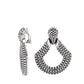 ​Better Buckle Up - Silver - Paparazzi Earring Image