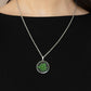 Tea Party Tease - Green - Paparazzi Necklace Image