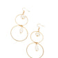 ​Cultured in Couture - Gold - Paparazzi Earring Image