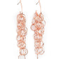 Long Live The Rebels - Copper - Paparazzi Earring Image