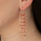 Long Live The Rebels - Copper - Paparazzi Earring Image