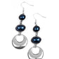 Bubbling To The Surface - Blue - Paparazzi Earring Image