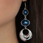 Bubbling To The Surface - Blue - Paparazzi Earring Image